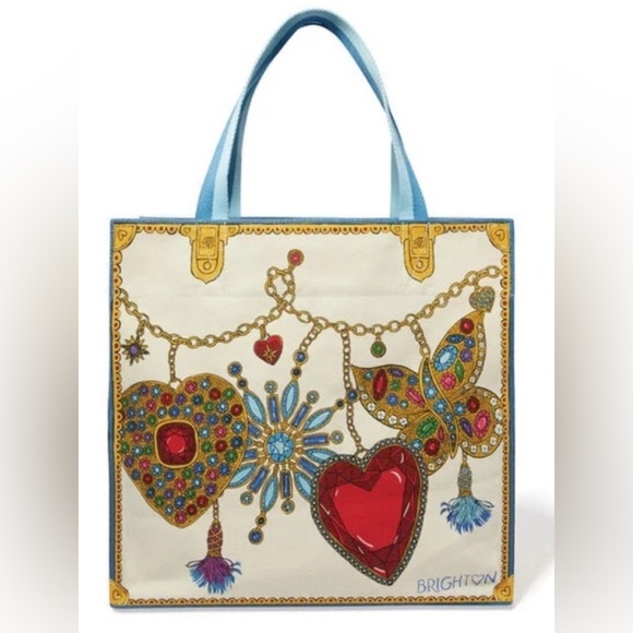 Brighton Handbags - NWT Brighton Collectible Tote Bag ‘Glittering Love’ Tote